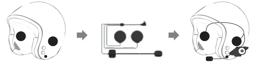 Shenzhen Yixi Technology QINLIFE Helmet Bluetooth Headset - Fig9