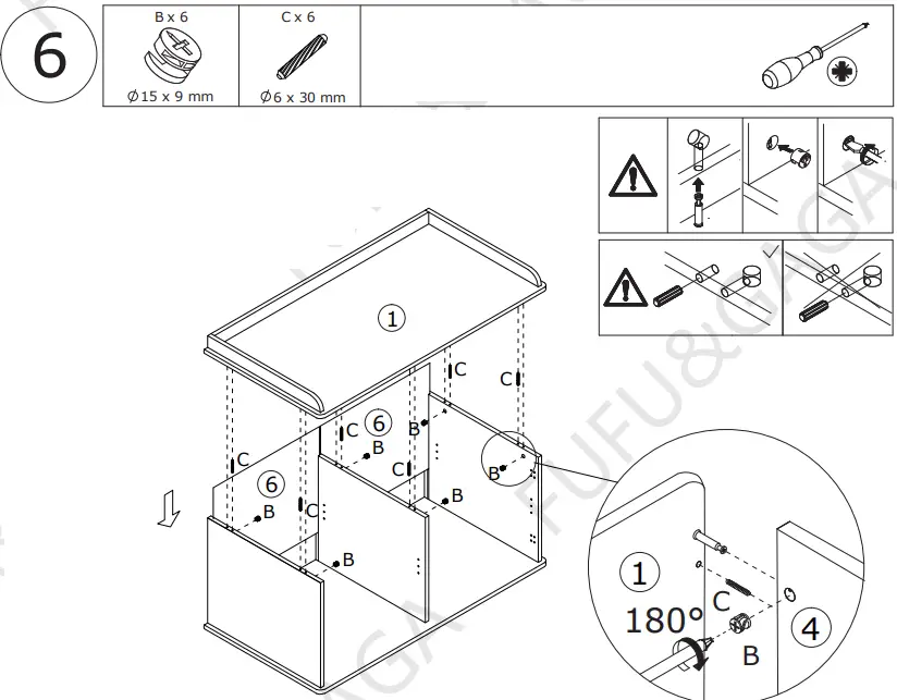 FUFU GAGA LJY-KF330038-01 6 Pair White Composite Shoe Organizer - fig 14