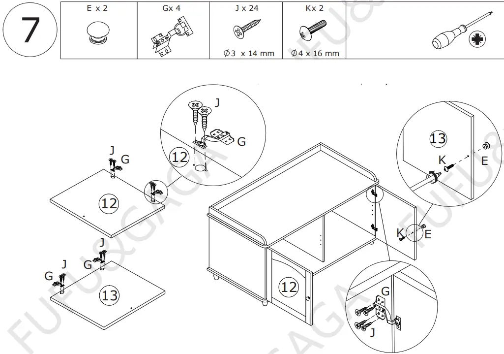 FUFU GAGA LJY-KF330038-01 6 Pair White Composite Shoe Organizer - fig 15