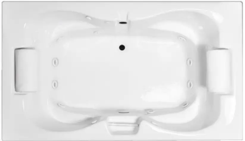 Laurel Mountain SENECA III 72 X 48 Inch Drop In Acrylic Whirlpool