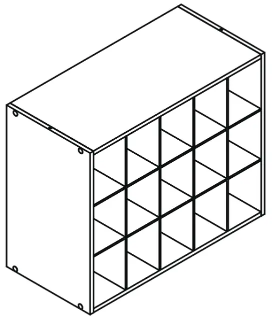 Style SELECTIONS CL22 ST15 W 15 Cube Storage Organizer - Figure 3