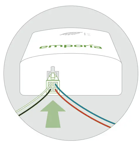 emporia Gen 2 Flexible Current Sensors - Blue, and Red