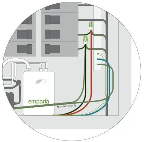 emporia Gen 2 Flexible Current Sensors - breaker poles
