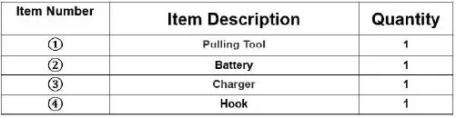 GLOBAL INDUSTRIAL 298662 Battery Power Portable Pulling and Lifting Tool-2