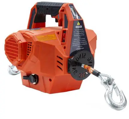 GLOBAL INDUSTRIAL 298662 Battery Power Portable Pulling and Lifting Tool