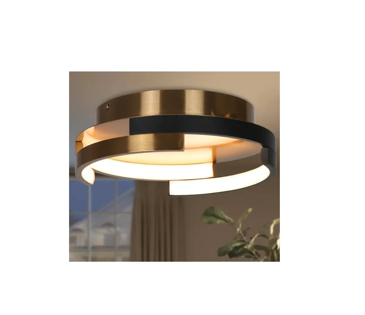 Zevni A04645 Elvin 2-light 11.8-in Gold Led Flush Mount Light Instruction Manual Zevni A04645 Elvin 2-light 11.8-in Gold Led Flush Mount Light Instruction Manual