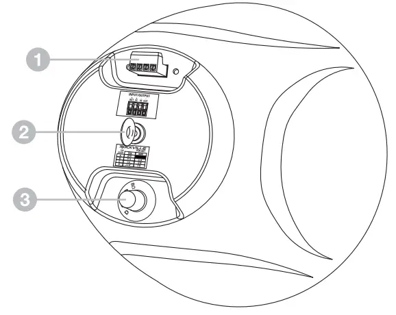 ROCKVILLE 6.- 70V-10V Hanging Pendant Speaker PEN-65T - FUNCTIONS