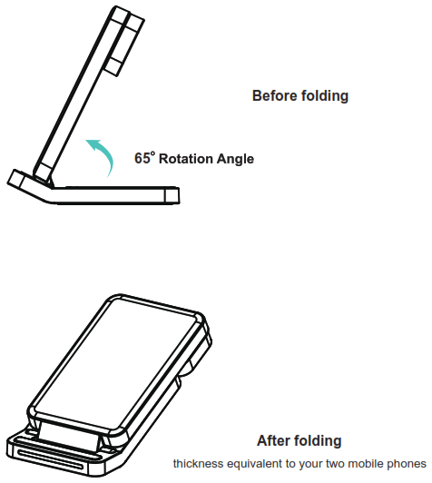 YiFeng T19 3 In 1 Foldable Wireless Charger - 2