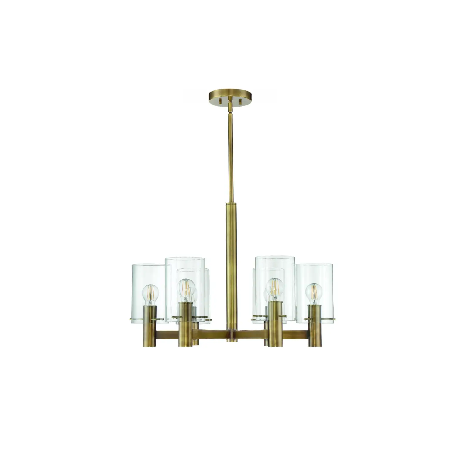 Signature Hardware 949637 Andreo Clear Glass Cylinder Pendant Light Instruction Manual