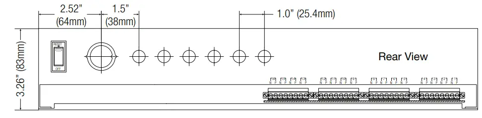 Rack Mechanical Drawing and Dimensions