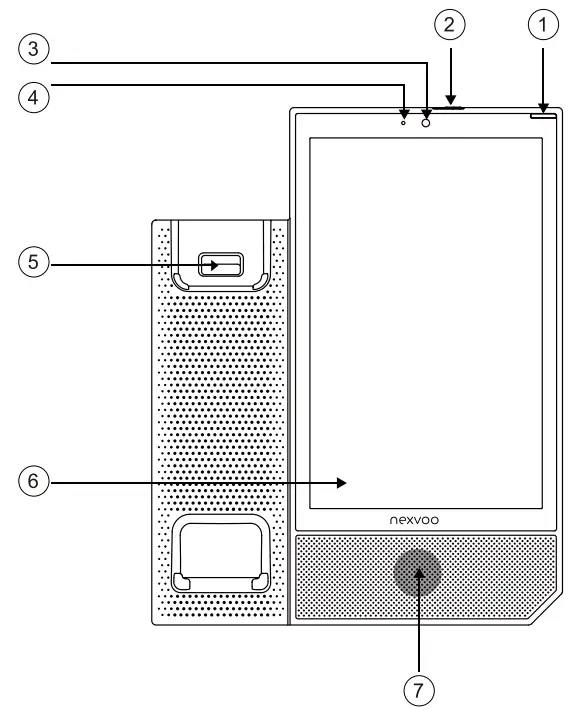 nexvoo NexFone N380 4K HD Google Certified Business Media Desk Phone - fig 8