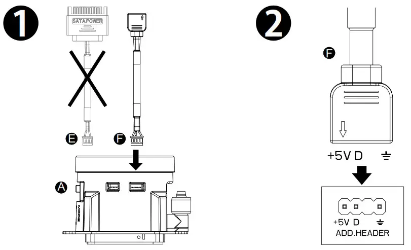 thermaltake CL-W319-PL12BL-A TOUGHLIQUID 240 ARGB Sync - MB SYNC Installation Guide