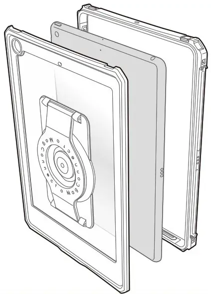 JOY Factory aXtion Slim MH IP68 Case for iPad - Cover