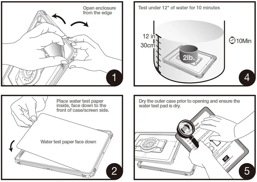 JOY Factory aXtion Slim MH IP68 Case for iPad - Product Overview