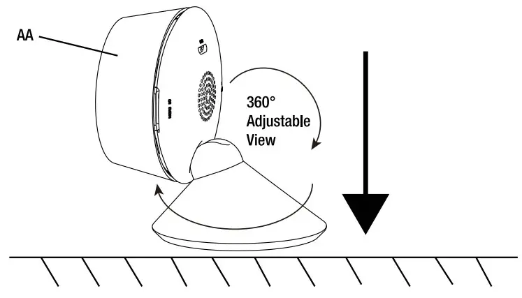 FEIT Electric CAM1WIFI Smart Indoor Camera - Place camera