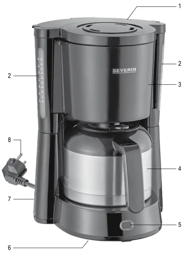SEVERIN KA 4835 Coffee Maker Machine - Fig