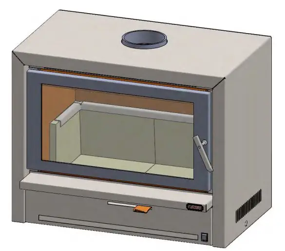 KEMLAN HALO 800 Inbuilt Wood Fire