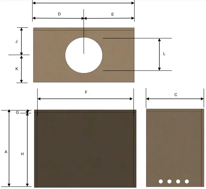 DIMENSIONS FOR PYROTECH