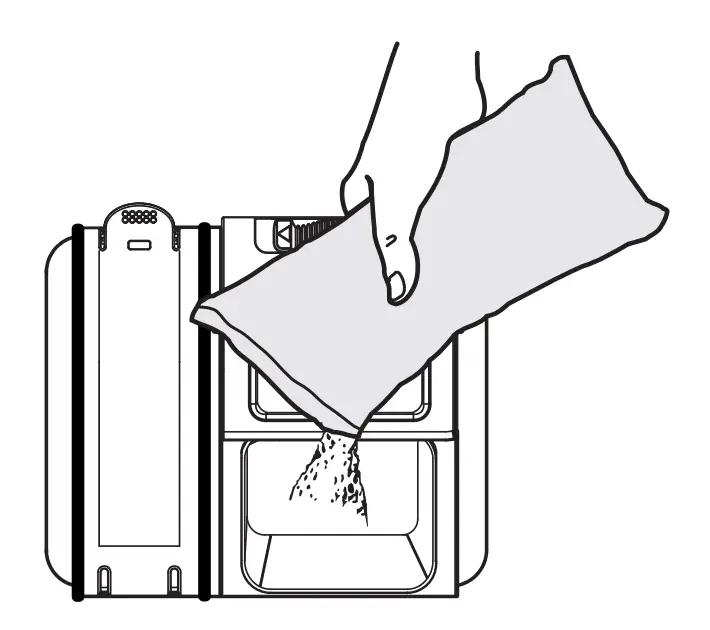 Filling the detergent dispenser