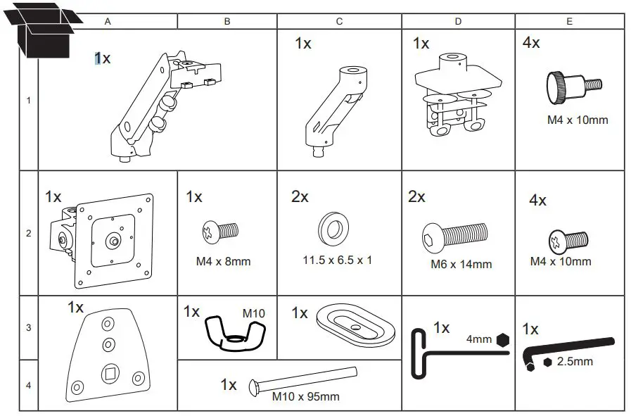 ergtron-HX-Desk-Monitor-Arm-with-Heavy-Duty-Tilt-FIG 1