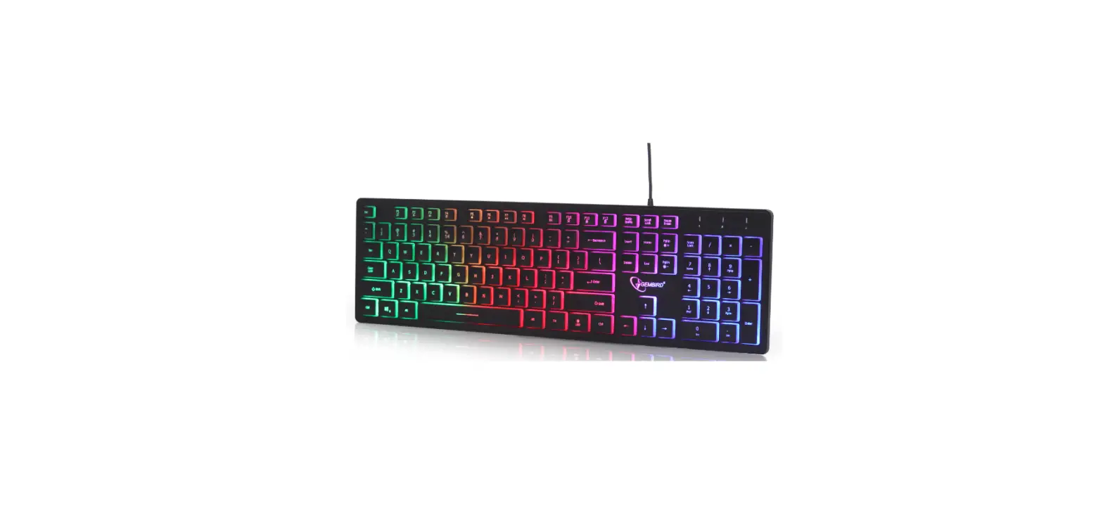 Gembird Kb-uml-01 Rainbow Backlight Multimedia Keyboard User Manual