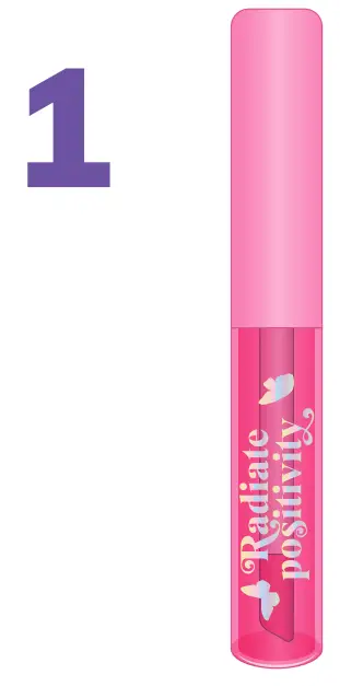 make it real 2326 Butterfly Cosmetic -gloss 1