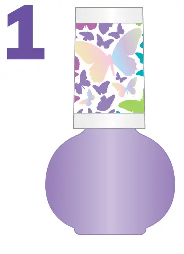 make it real 2326 Butterfly Cosmetic - polish