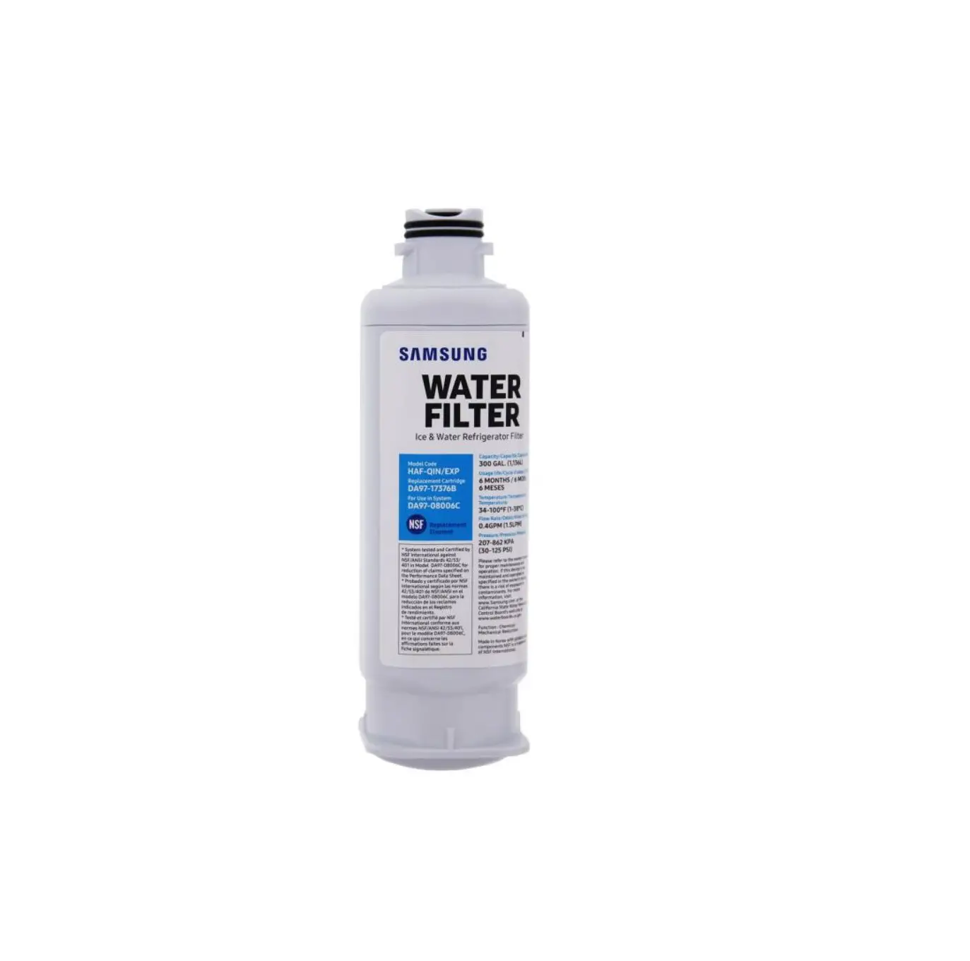 Samsung Da97-17376b Refrigerator Water Filter Instruction Manual