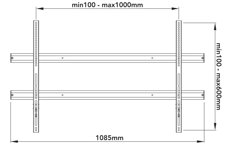 Multibrackets 7350105210020 M Motorized Floorstand XL 150kg - Vesa