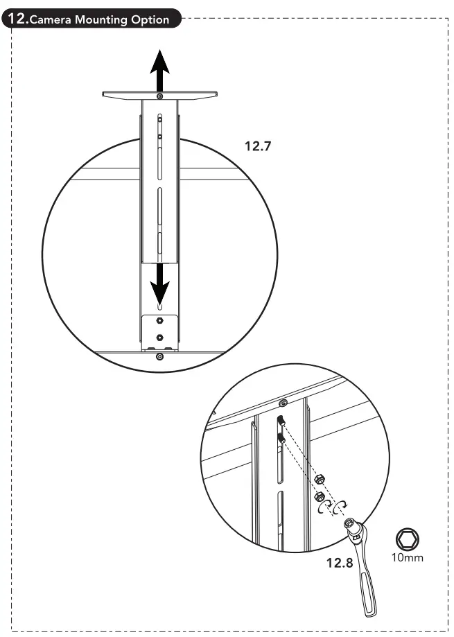 Multibrackets 7350105210020 M Motorized Floorstand XL 150kg - Vesa14