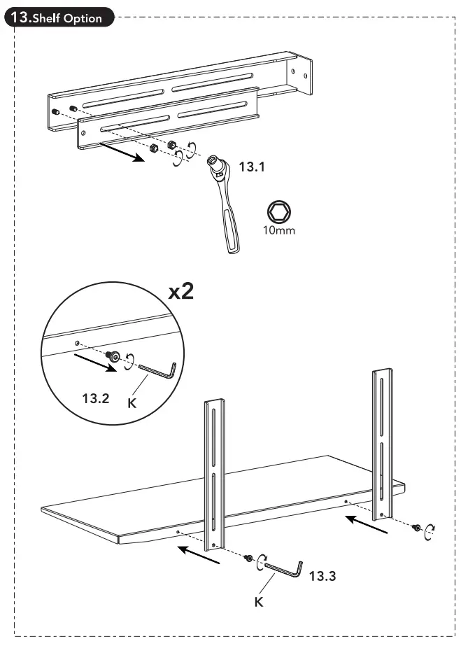 Multibrackets 7350105210020 M Motorized Floorstand XL 150kg - Vesa15