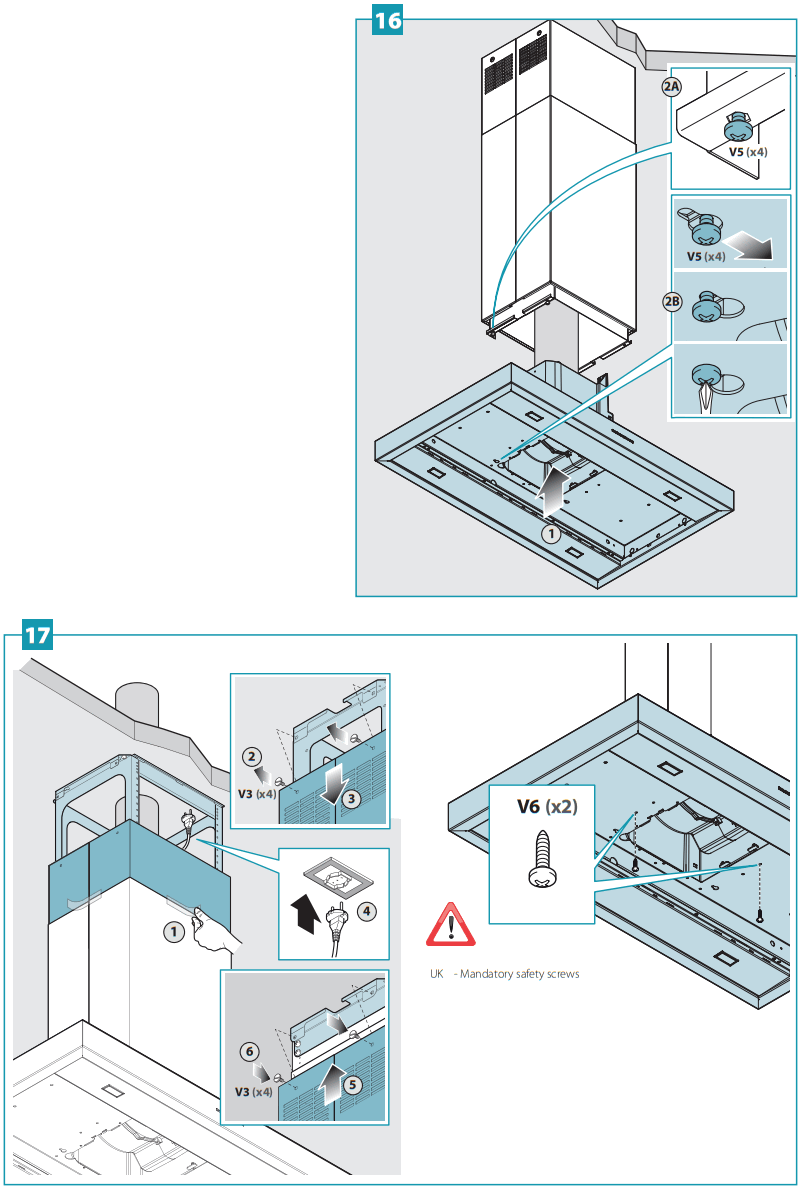 falmec F7PB90B1 Plane Island Rangehood - fig 10