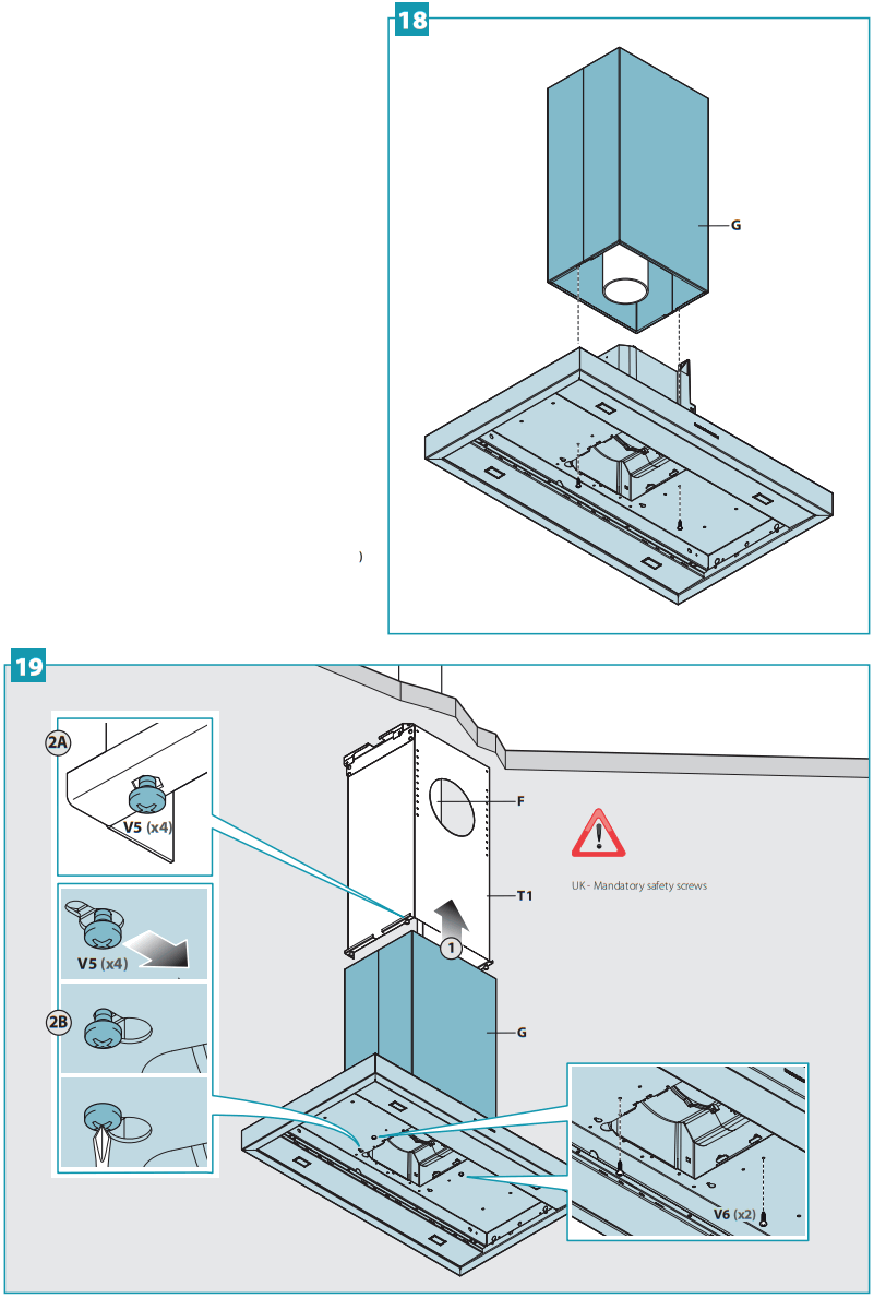 falmec F7PB90B1 Plane Island Rangehood - fig 11