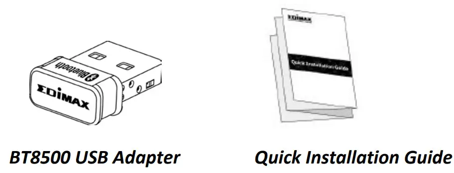EDiMAX BT-8500 Bluetooth 5 Nano USB Adapter - Package