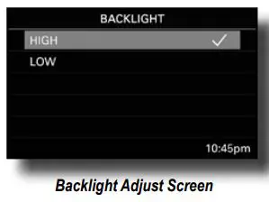 MBQuart MBQX-RAD-1 Multimedia Controller Installation Guide - Backlight Adjust Screen