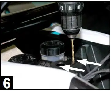 MBQuart MBQX-RAD-1 Multimedia Controller Installation Guide - Drill the remaining two (2) mounting holes at the back of the housing as indicated