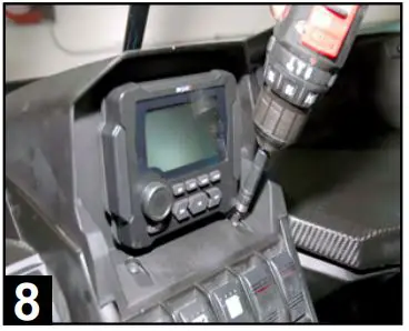 MBQuart MBQX-RAD-1 Multimedia Controller Installation Guide - Place the source unit in the fina installation location with wiring neatly secured and zip tied in place