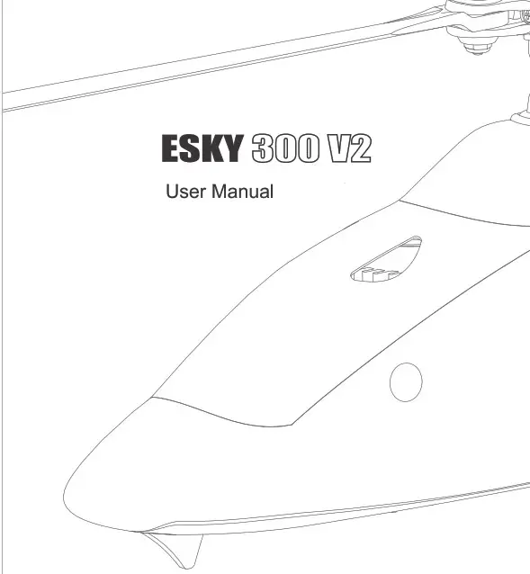 ESKY 300 V2 Mini 6CH 2.4Ghz FXZ 6 DOF Axis-