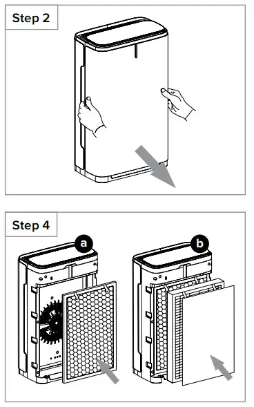 brondell P700BB Pro Sanitizing Air Purifier with AG - Replacing the Filters