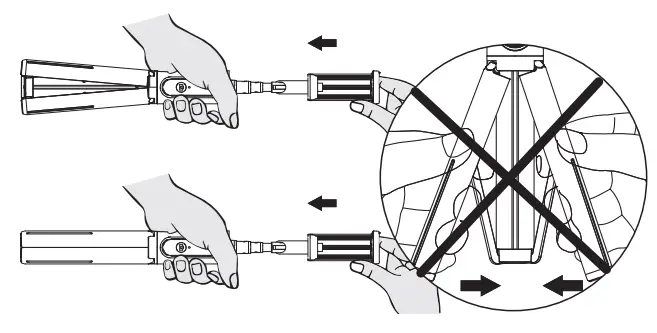 ATUMTEK ATSS002 Bluetooth Selfie Stick Pro-close