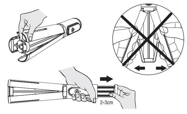 ATUMTEK ATSS002 Bluetooth Selfie Stick Pro-use
