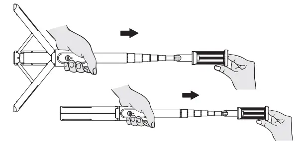 ATUMTEK ATSS002 Bluetooth Selfie Stick Pro-use1