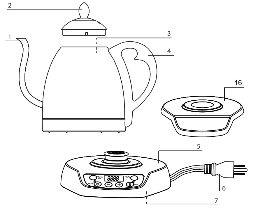 bonaVITA BV382510V - Parts