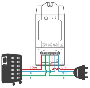 SONOFF TH10 16 Wi-Fi Smart Switch - Appliance wiring instruction
