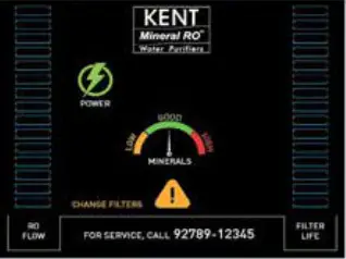 KENT Prime Plus 9-Litres Wall Mountable RO+UV+UF+TDS Controller - Filter Replacement