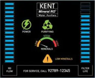 KENT Prime Plus 9-Litres Wall Mountable RO+UV+UF+TDS Controller - Mineral Content