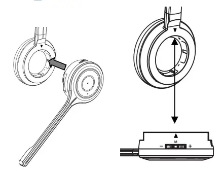 Smith Corona BT200 Bluetooth Headset - Attaching the headband