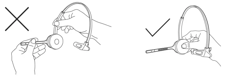 Smith Corona BT200 Bluetooth Headset - Detaching