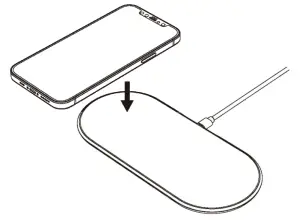 ESORUN Deck D-Z Dual Wireless Charger-Charge your phone