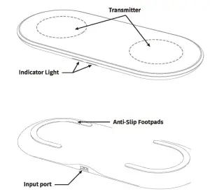 ESORUN Deck D-Z Dual Wireless Charger- logo